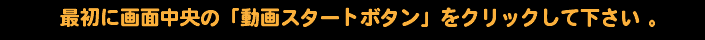  最初に画面中央の「動画スタートボタン」をクリックして下さい 。